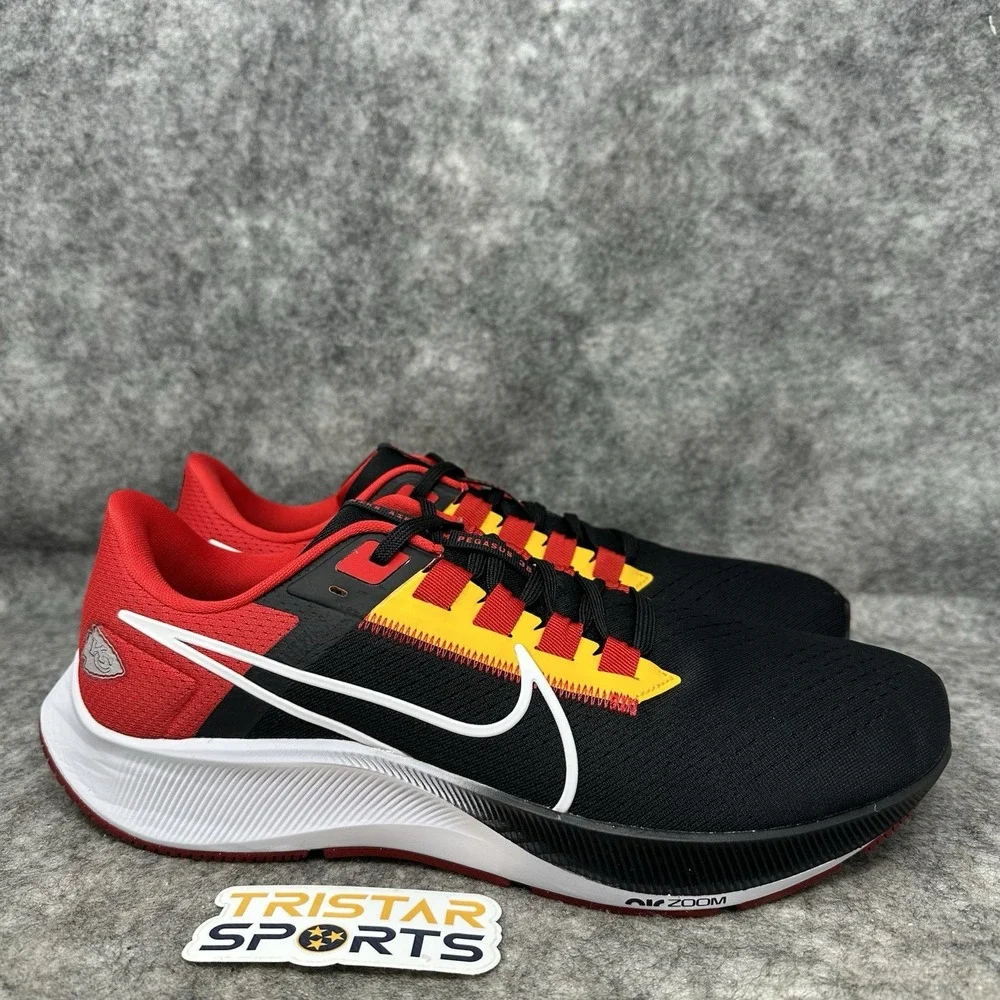 Kansas City Chiefs Shoes Mens 11 Nike Air Zoom Pegasus 38 Running DJ0818-001